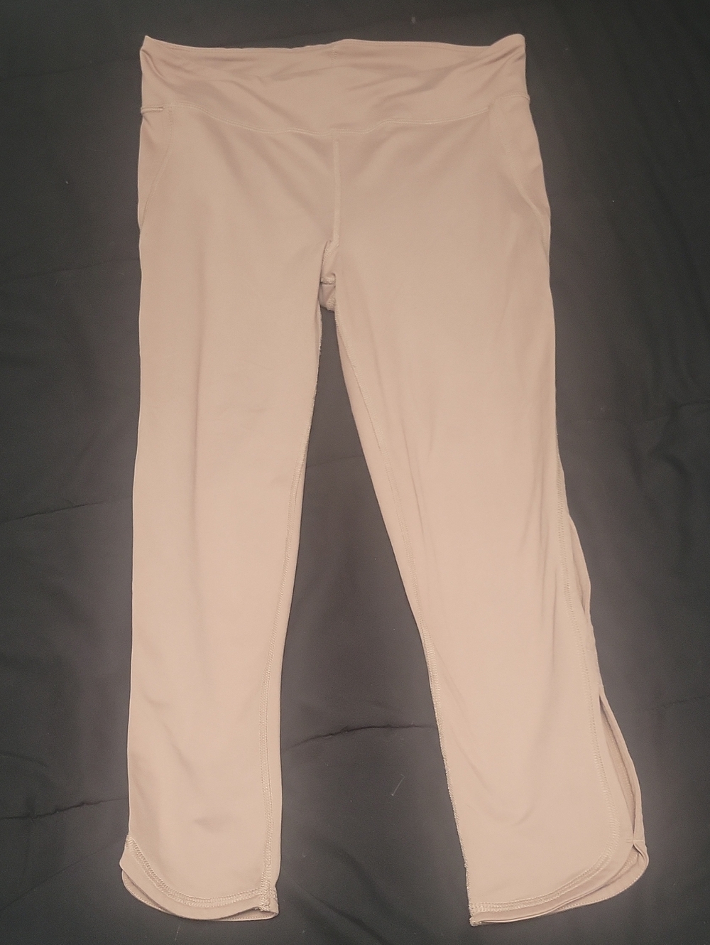 FP Movement Free People Large Infinity Cutout Crop Leggings Tan Beige